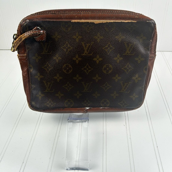 Louis Vuitton Pochette Second 184 Sport Used Brown Monogram Clutch - Picture 3 of 13